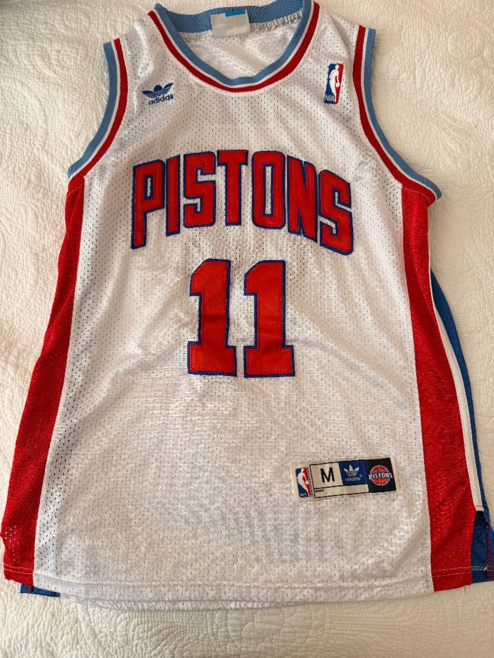 Adidas Hardwood Classics Isiah Thomas #11 Pistons Jersey Mens M